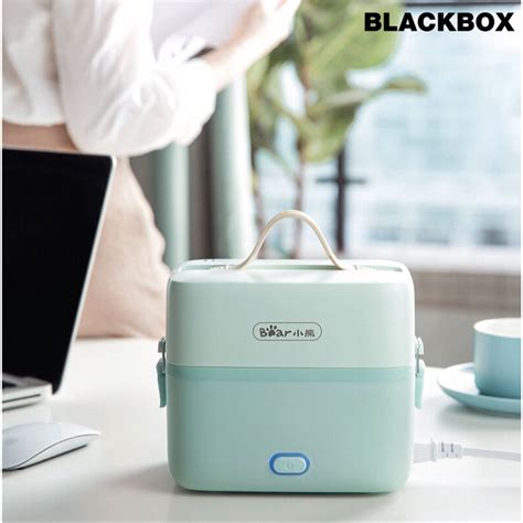 bear electric lunch box 2 tier|best electric heated lunch box.